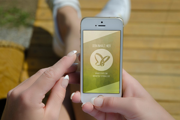 Plantilla de Photoshop para un smartphone - versión 6