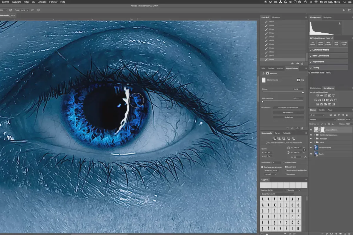 Postere de film populare și efecte de cinema în stilul Game of Thrones: 7 Editare în Photoshop - ajustări finale