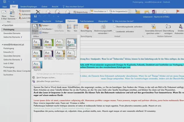 Mai bine în Outlook: Devino un erou de birou - 08 Designul e-mailului și proprietățile extinse
