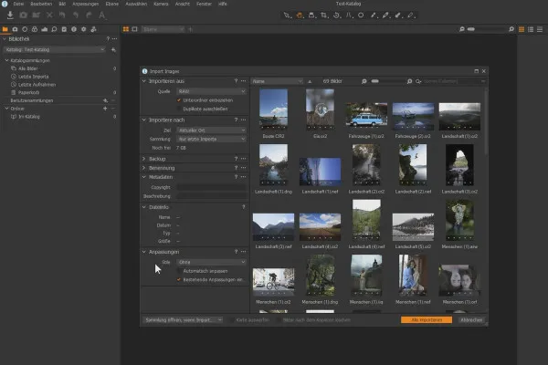 Tutorial Capture One Pro: 2.2 | Importare foto