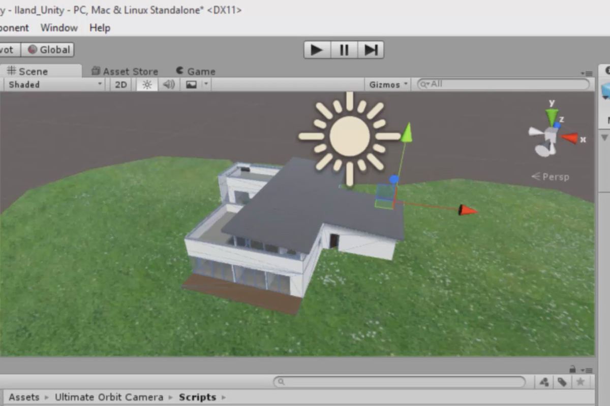 Vistas de arquitectura en 360° con Unity y Cinema 4D - 08 Botón Añadir