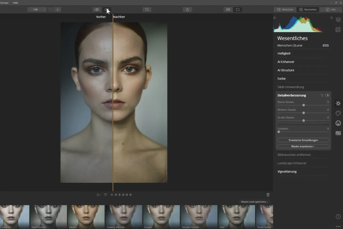 Skylum Luminar 4-tutorial: 1.8 | Forstå og anvende skabeloner