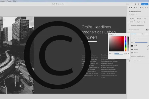 Adobe XD-Tutorial: 08 | Import von Assets