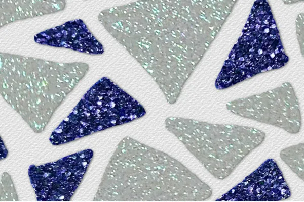 Glitter backgrounds in blue and slightly bluish white