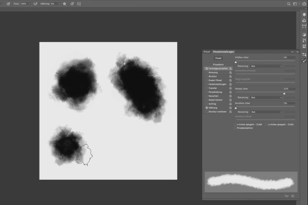 Cinema 4D tutorial "Underground": 2.3 Puddle map