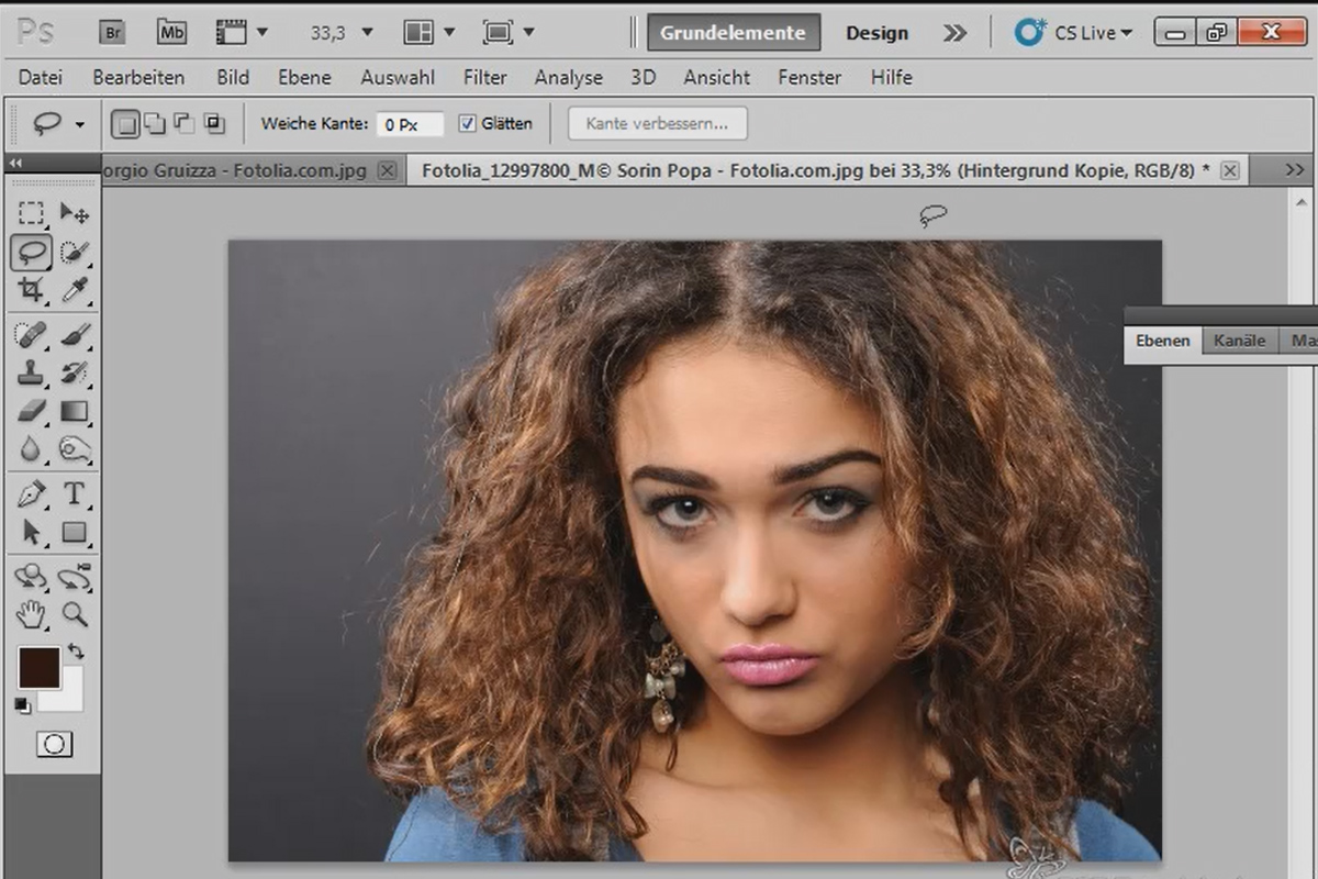 Nya funktioner i Photoshop CS5: Förbättrad kant och intelligenta masker