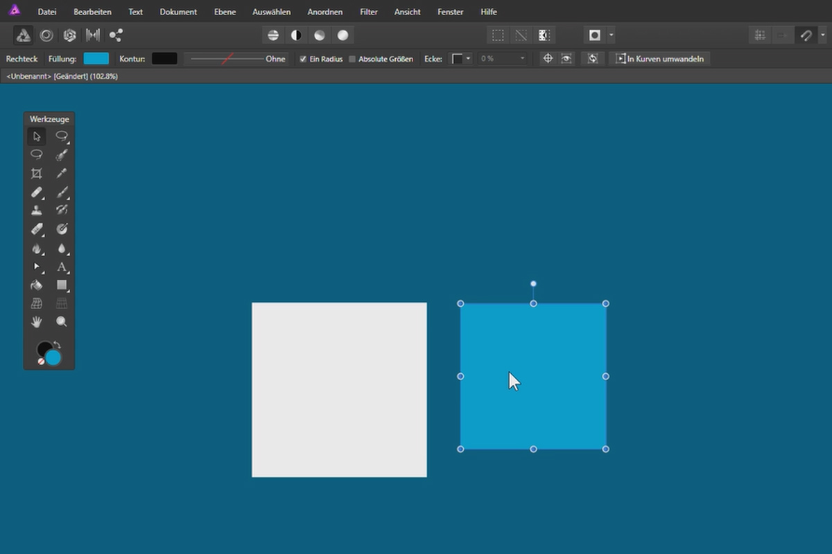 Affinity Photo-opplæring - Grunnleggende: 1.8 | Rutenett og justering