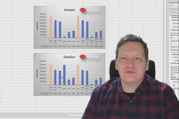 Excel training for more efficiency in the office: Calendar, organization chart & Co - 1 intro