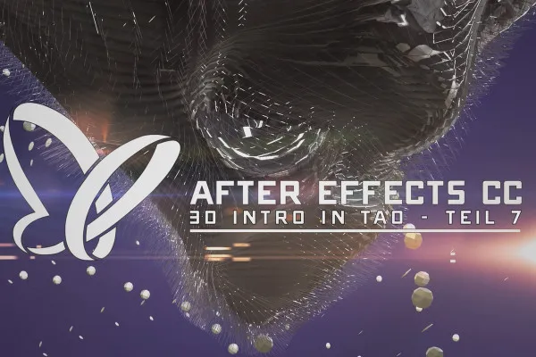 애프터 이펙트: 플러그인 Trapcode Tao - 3D 아트워크 소개 영상 (8/10)