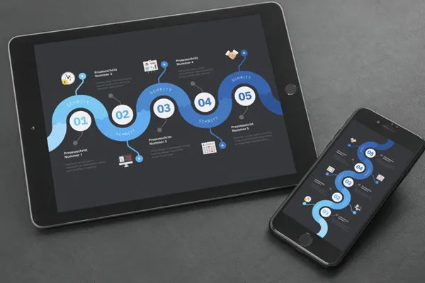 Timeline templates: Create modern timelines - Version 8