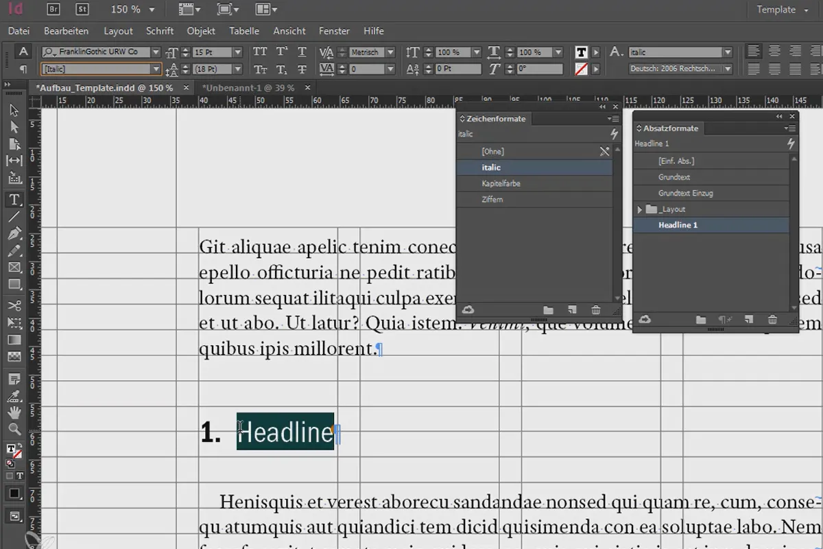 Великі проєкти в Adobe InDesign - 2.07 - Розумно налаштовувати формати абзаців та знаків