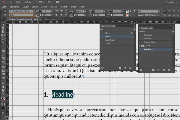 Adobe InDesign'da büyük projeler - 2.07 - Paragraf ve karakter formatlarını mantıklı bir şekilde oluşturmak