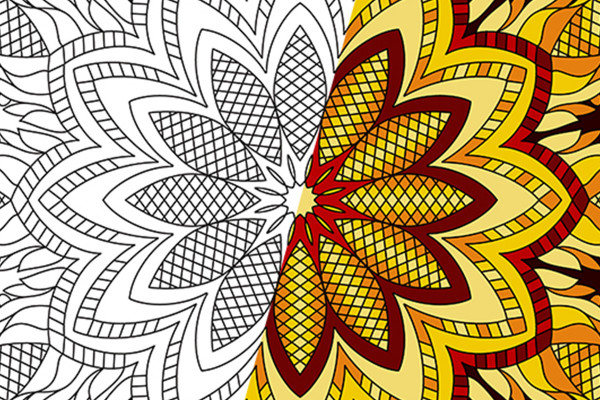 Formas fascinantes: plantillas de mandalas vectoriales - Versión 08