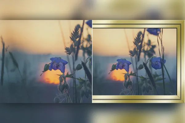 Photoshopi tegevus: Metallraam 5