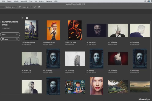 Photoshop para principiantes y niveles intermedios - 2.1 Abrir imágenes