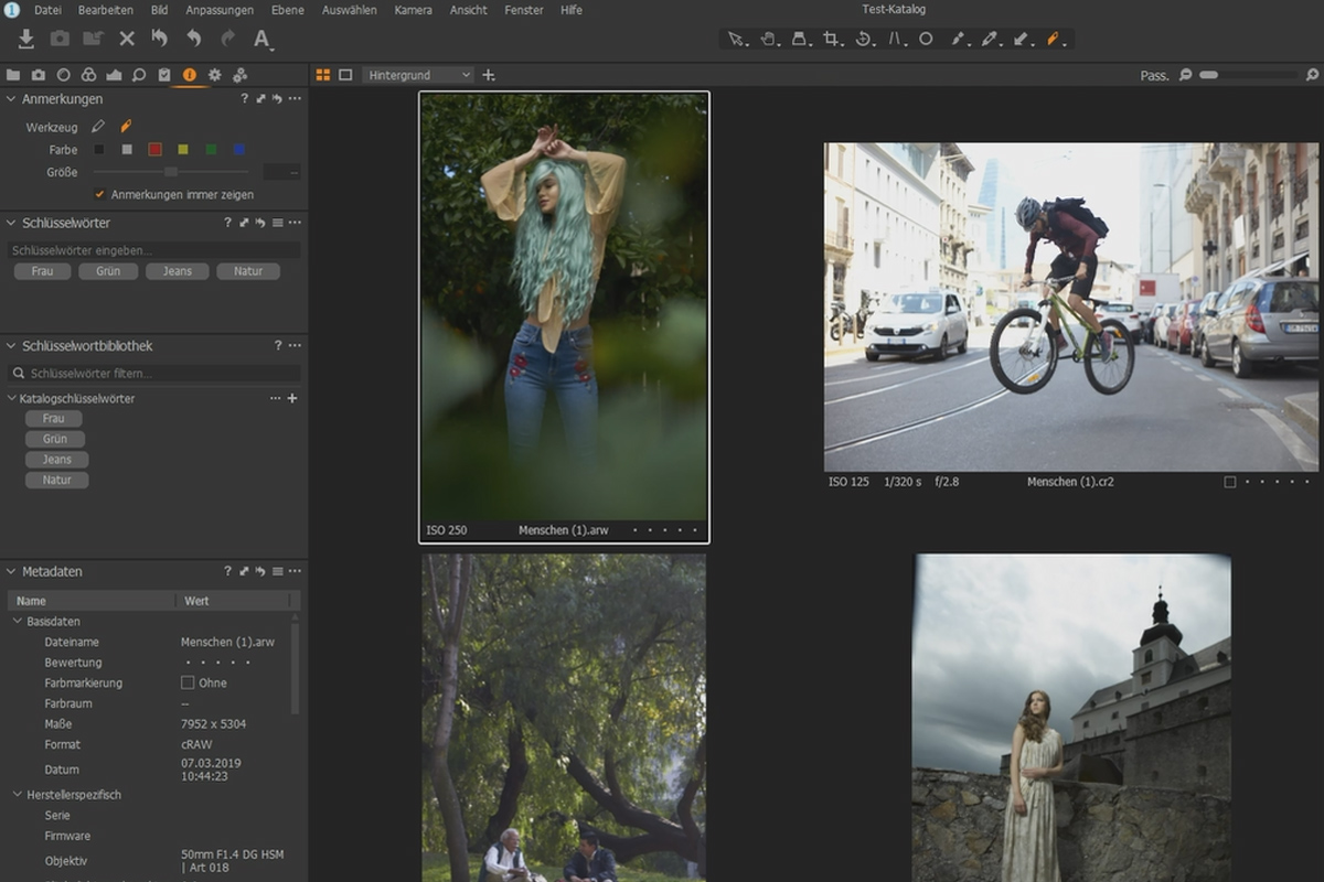 Capture One Pro-zelfstudie: 2.3 | Meta gegevens