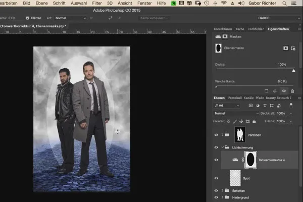 Krimilook – Workflow i Photoshop – 09 Lysstemning