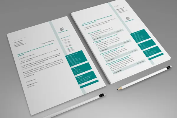 Invoice templates for business, trade and services - Template 08