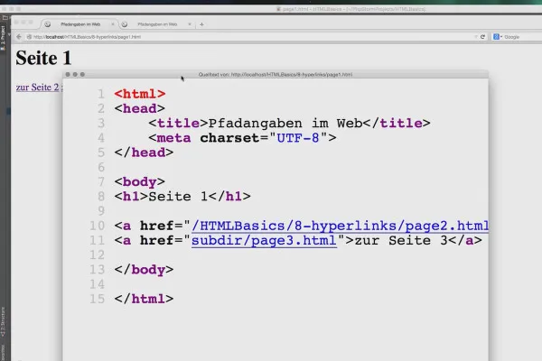 Grundlagen HTML, CSS und JavaScript – 09 Interne Links