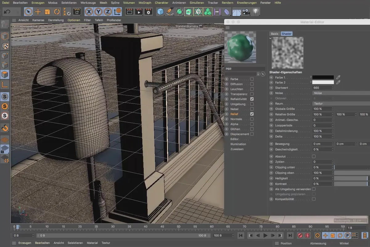 Tutorial programu Cinema 4D "Underground": 2.6 Brak