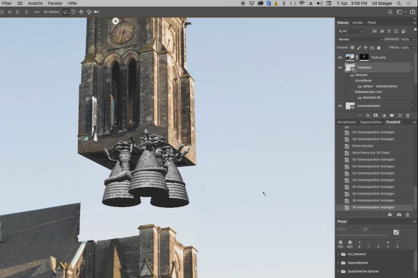 Tutorial de Photoshop 3D "Despegue": 09 | Motor