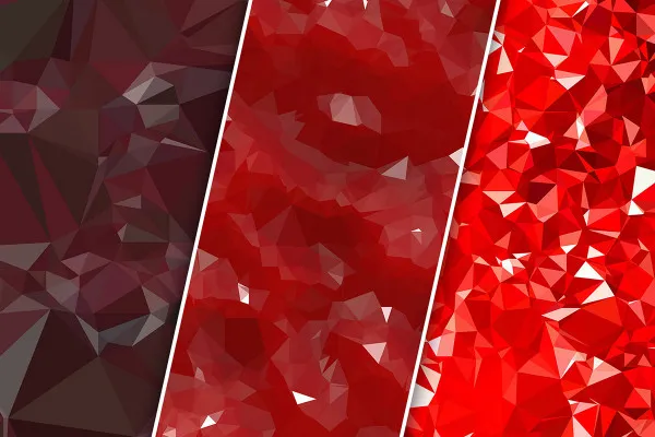 Polygonale Texturen und Hintergründe – Version 8: rot