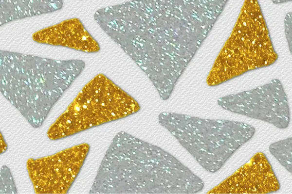 Glitter backgrounds in golden yellow and slightly bluish white