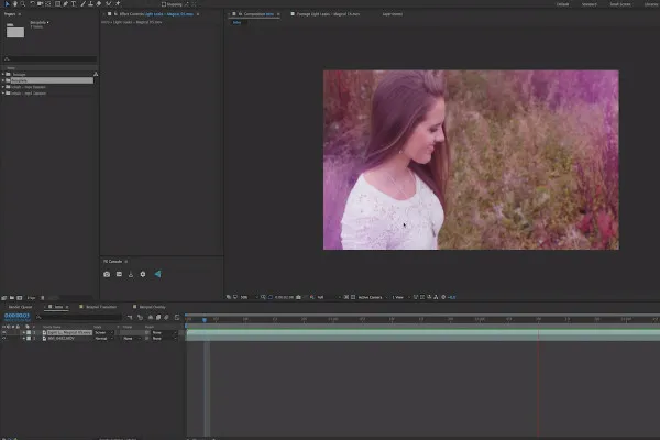 Valo vuodot upeiden videotehosteiden luomiseksi: Filmipolttimet - Osa 1