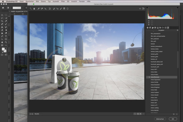 Adobe Dimension CC-Tutorial: 09 | Creare intere scene con sfondi