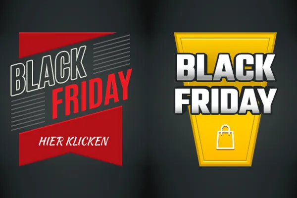 Vorlagen für Black Friday-Banner – Version 1