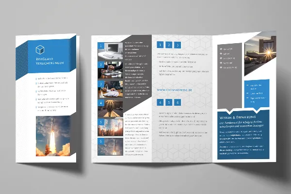 Design-Vorlagen für Flyer & Folder – Version 9