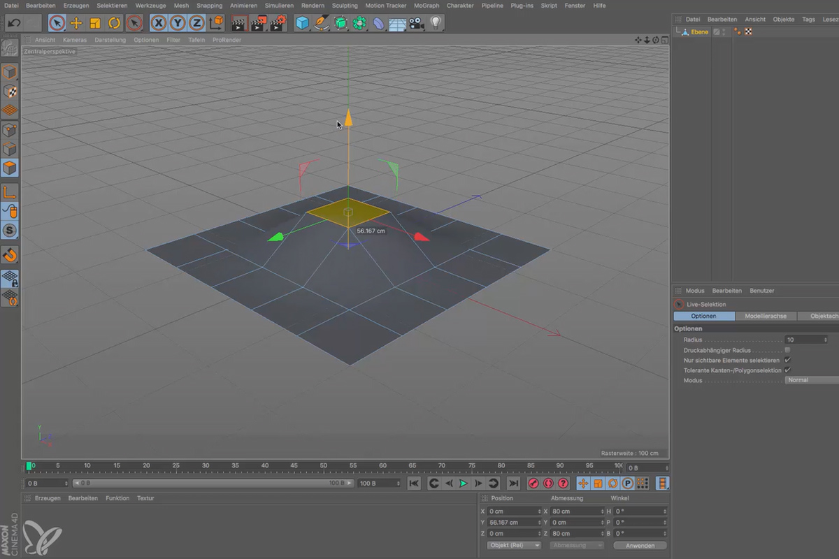 Cinema 4D för nybörjare - 3D-praxis: 2.1-läge