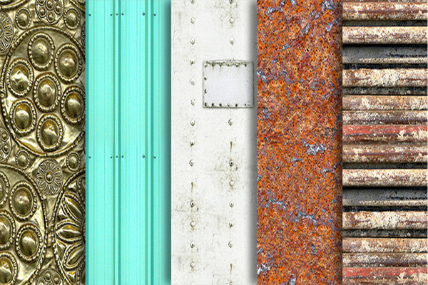 Pacchetto di texture - texture fotorealistiche metalliche senza soluzione di continuità - Metallo