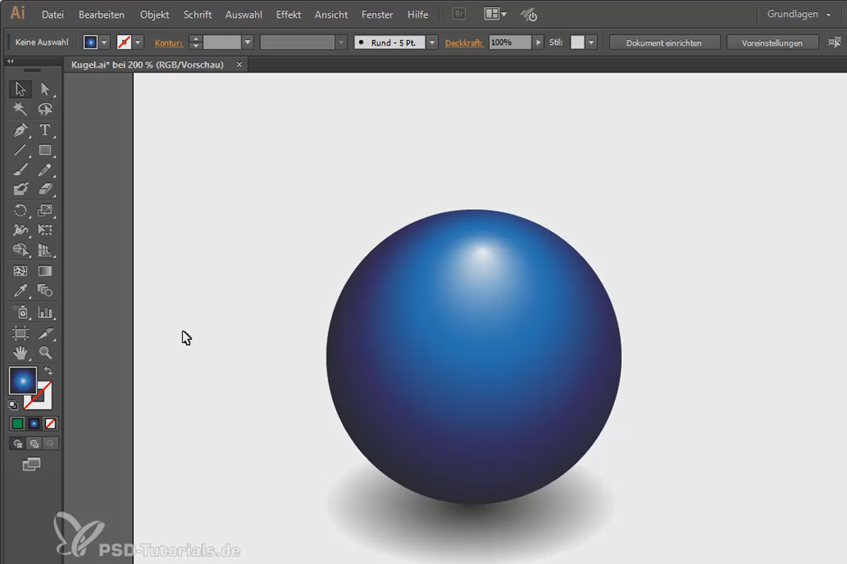 Adobe Illustrator tips & tricks: Creating a sphere with shadows