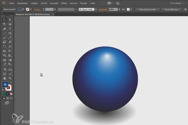 Adobe Illustrator tips & tricks: Creating a sphere with shadows