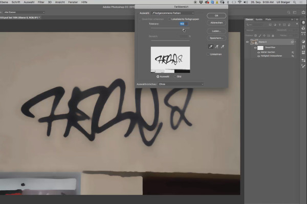 Cinema 4D-tutorial "Underground": 2.7 Tag maskering.