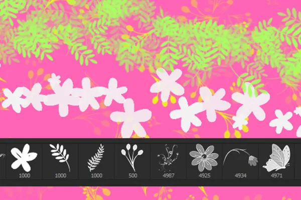 Das große Pinsel-Paket – florale Elemente 9