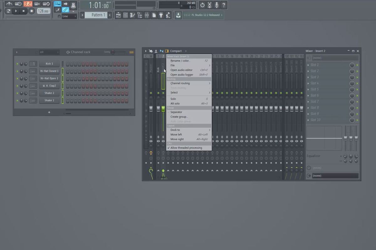 FL Studio ile dijital müzik üretimi - 3.2 BPM, örneklerin yüklenmesi ve mixer yönlendirmesi.