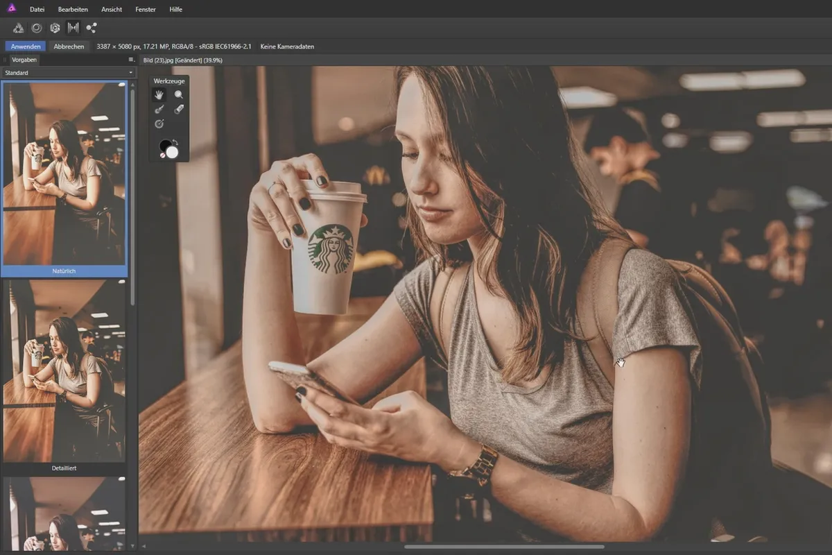 Affinity Photo-Tutorial – Grundlagen: 1.9 | Personas im Überblick