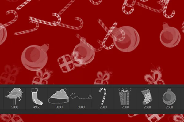 Das große Pinsel-Paket – Winter, Weihnachten & Silvester 9: Weihnachtsmotive