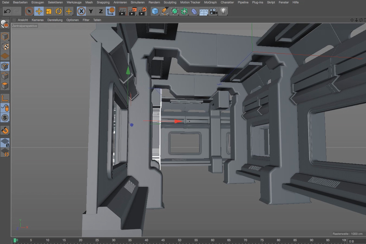 Praktik i Cinema 4D - Modellera och belysa en rymdstation: 09 Instantiate