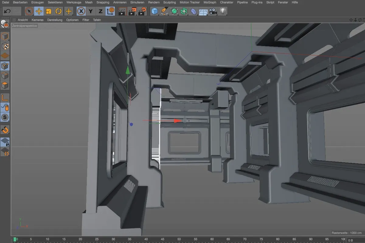 Praxis in Cinema 4D – Modellieren und Beleuchten einer Raumstation: 09 Instanziieren