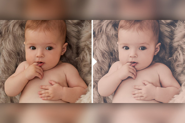 Photo preset for baby photos (Lightroom, Camera Raw): 08 | Low Color