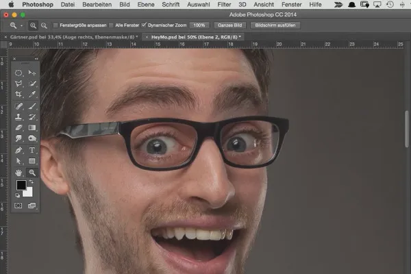 Comic-Style: Das Cartoon-Training für Photoshop – 2.5 Brillenglas-Effekt