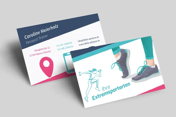 Designmaler for visittkort - versjon 9