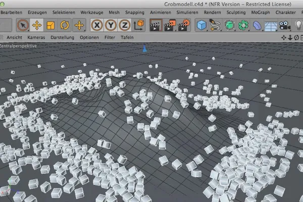 Projektentwicklung mit CINEMA 4D - Animation