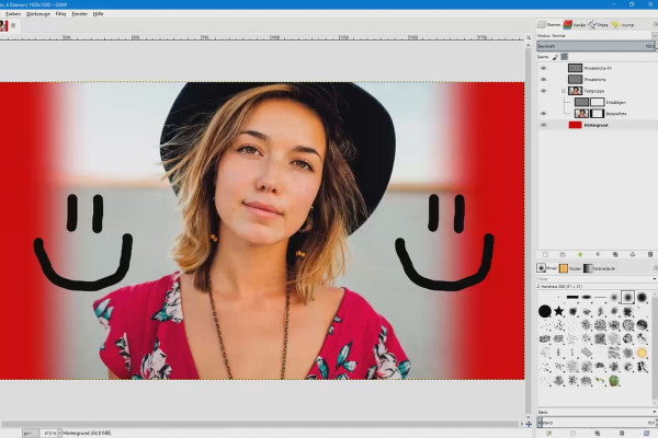 Image editing with GIMP: the tutorial for beginners - 9 Opening a Photoshop document in GIMP