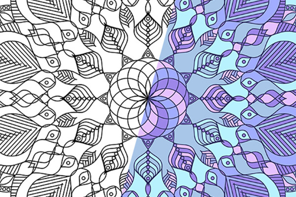 Formas fascinantes: plantillas de mandalas vectoriales - Versión 09