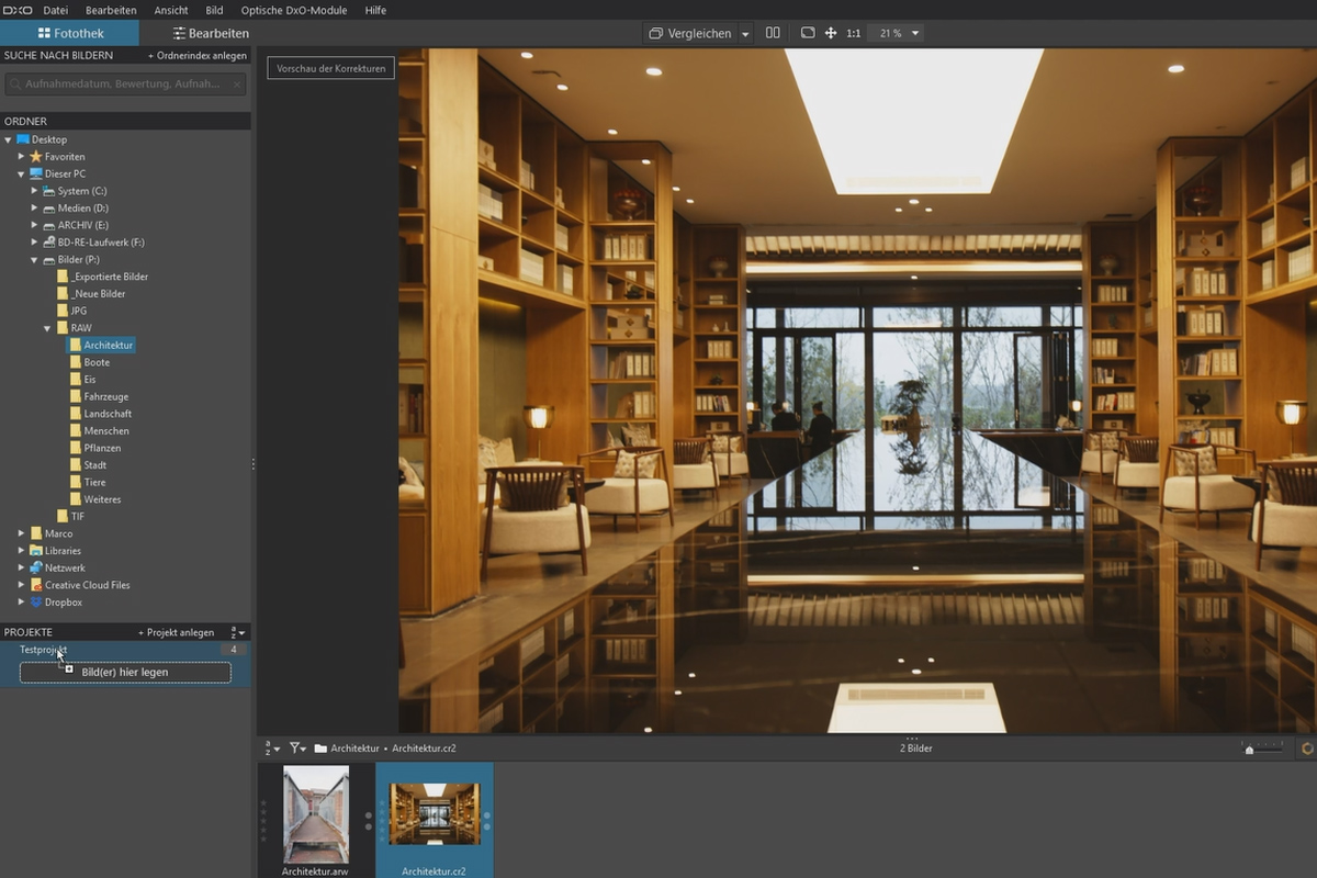 DxO PhotoLab-Tutorial: 1.8 | Fotoğrafları düzenleme İşlemi II