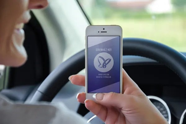 Photoshop-Mockup-mall för en smartphone - Version 8